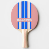 レトロシーキスストライプボード名 卓球ラケット (正面)