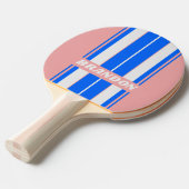 レトロシーキスストライプボード名 卓球ラケット (正面アングル)