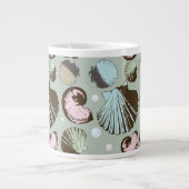 レトロシーシェルパターン ジャンボコーヒーマグカップ (正面)