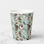 レトロシーシェルパターン 紙コップ (正面)