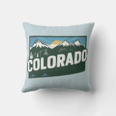 レトロシーニックコロラドシルエット クッション (裏面)