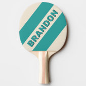 レトロシーブリーズはっきりした三ストライプつの名前 卓球ラケット (裏面)