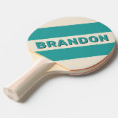 レトロシーブリーズはっきりした三ストライプつの名前 卓球ラケット (正面アングル)