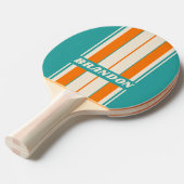 レトロシーブリーズボーストライプドの名前 卓球ラケット (正面アングル)