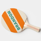 レトロシーブリーズヴィーストライプブはっきりした名 卓球ラケット (横)