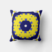 レトロシームレスパタン枕 クッション (裏面)