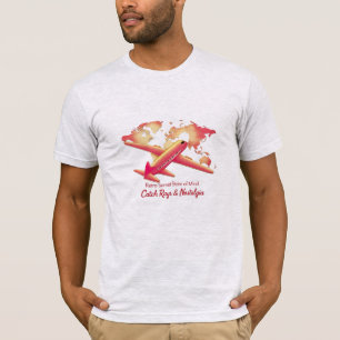 レトロジェットセット州の心 – キャッチレイズ&ノスタルジア Tシャツ