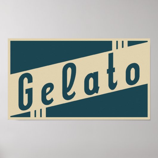 レトロジェラート ポスター (正面)