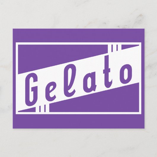 レトロジェラート ポストカード (正面)