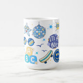 レトロジェンダーが少年であることを明らかにする モーフィングマグカップ (中央)