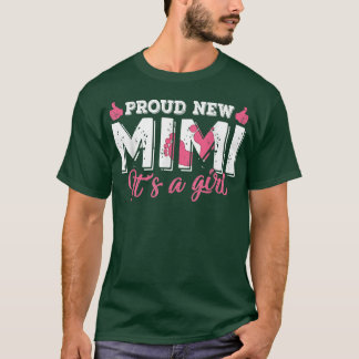 レトロジェンダー誇りを持ったリビールニューミミ女の子 Tシャツ