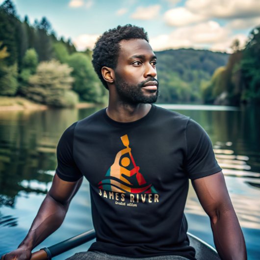 レトロジェームズリバーカヤック Tシャツ