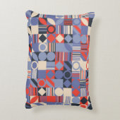 レトロジオメトリカバーセットバウハウスレトロデザインc アクセントクッション (裏面(縦))