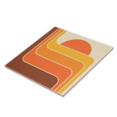 レトロジオメトリックサンデザイン タイル (側面)