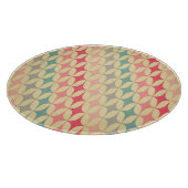 レトロジオメトリ：対角線ヴィンテージパターン。 カッティングボード (角)