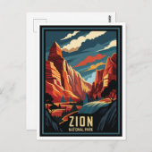 レトロジオン国立公園 ポストカード (正面/裏面)