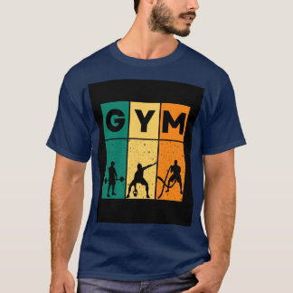 レトロジムトレーニング Tシャツ