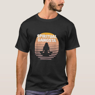 レトロジムヨガスピリチュアルギャングスタタンクトップ Tシャツ