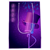 レトロジャズパーティーファバッグ ミディアムペーパーバッグ (裏面)