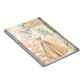 レトロジャンクジャーナルロマンチックなドレス ノートブック (右側)