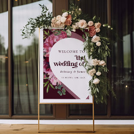 レトロジュエリートーンハートロマン結婚ティックスウェルカム ポスター