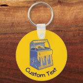 レトロジュークボックスキーチェーン キーホルダー (正面)