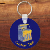 レトロジュークボックスキーチェーン キーホルダー (正面)