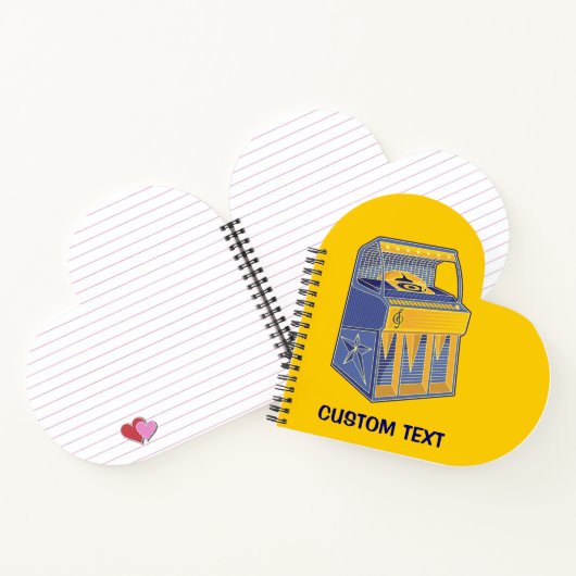 レトロジュークボックス ノートブック (内部)