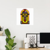 レトロジュークボックス ポスター (ホームオフィス)