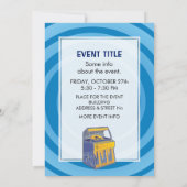 レトロジュークボックス 招待状 (裏面)