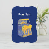 レトロジュークボックス 招待状 (スタンド正面)