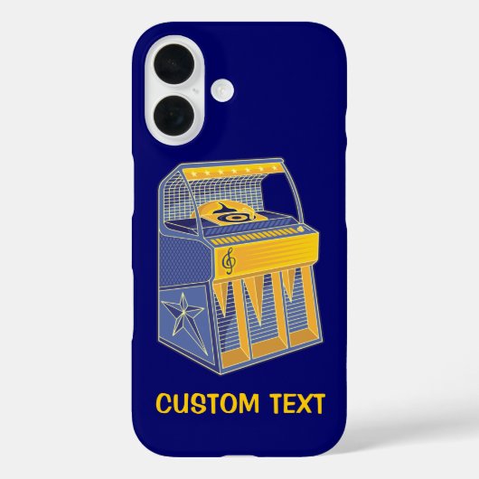 レトロジュークボックス Case-Mate iPhoneケース (裏面)