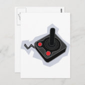 レトロジョイスティック – ビデオゲームGamer Gaming PC ポストカード (正面/裏面)