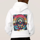 レトロジョイTシャツ。カラー鮮やかとbを搭載 (裏面)