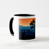 レトロジョシュアツリーナショナルパークデザートキャンピング マグカップ (正面左)