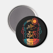 レトロジョーダンリバーバイクトレイル マグネット (正面/裏面)