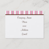 レトロジンガムの名刺 名刺 (裏面)