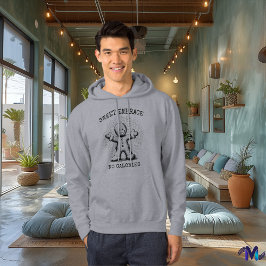 レトロジンジャーブレッドマン-ヴィンテージハーフトーン黒 パーカ