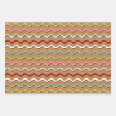 レトロジンジャーブレッド ラッピングペーパーシート (正面)