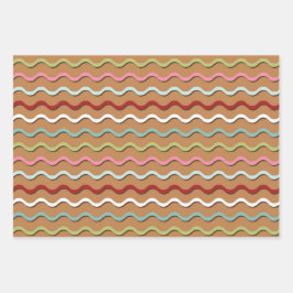 レトロジンジャーブレッド ラッピングペーパーシート