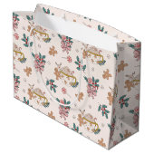 レトロジンジャーブレッドCookieと紅茶クリスマス ラージペーパーバッグ (裏面アングル)