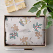 レトロジンジャーブレッドCookieと紅茶クリスマス 薄葉紙 (ギフト)