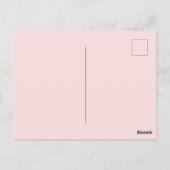 レトロジンジャーブレッドCookie Groovyクリスマス ポストカード (裏面)