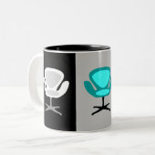 レトロスイベル ツートーンマグカップ (正面左)