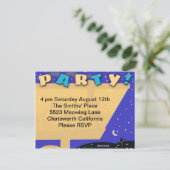 レトロスイング60年代ジェットセットパーティー 招待状 (スタンド正面)