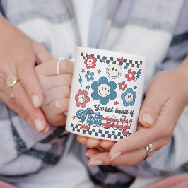 レトロスウィートランドオブリバティベビー7月4日 コーヒーマグカップ