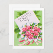 レトロスウィート16招待状 招待状 (正面/裏面)