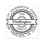 レトロスカスタムンプ差出人住所 セルフインキングスタンプ (デザイン)