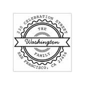 レトロスカスタムンプ差出人住所 ラバースタンプ (インプリント)