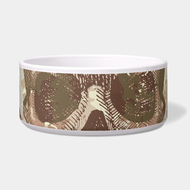 レトロスカルとバラオーナメント ボウル (正面)